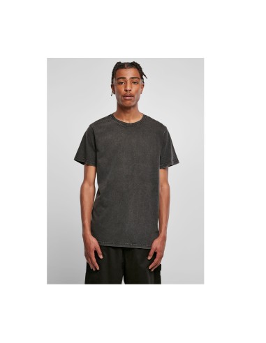 BUI-BY190-Acid Washed Round Neck Tee